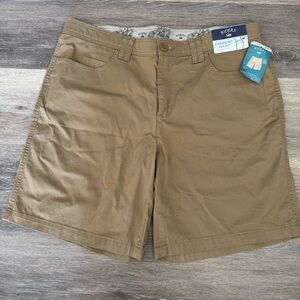 Riders by Lee Women’s Shorts 16 M Tan Comfort Waist Bermuda Short Casual NEW
